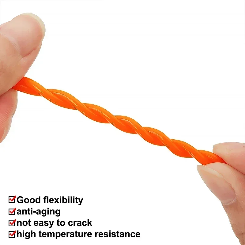 1/2/5M Food Grade Premium Solid Silicone Cord Orange Rubber Gasket Dia 1/1.2/1.5/1.8/2/2.5~6mmWaterproof Heat - Resistant