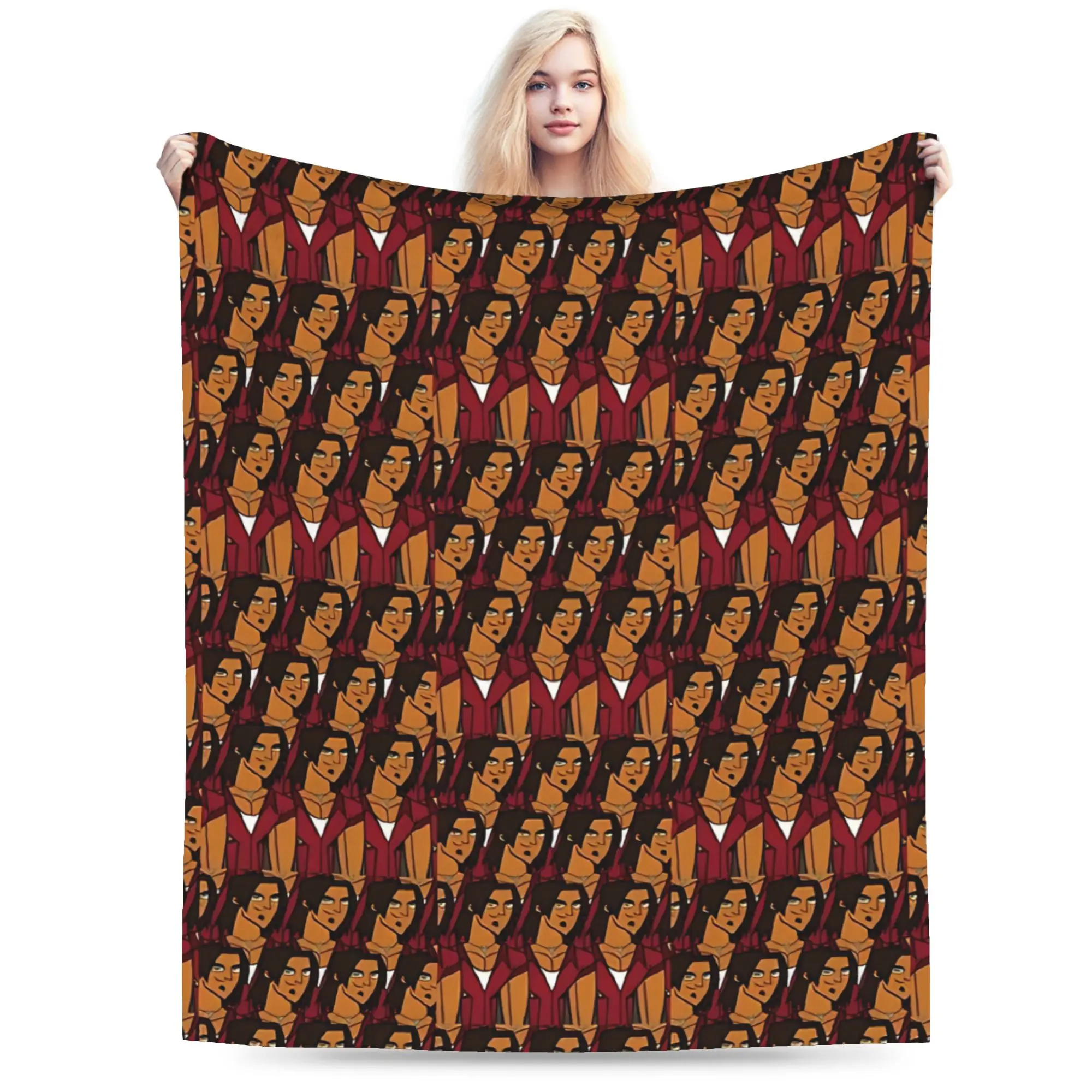 Total Drama Alejandro Graphic   Blankets Quality Warm Soft  Throw Blanket Autumn Travel Office Couch Chair Pattern Bedspread