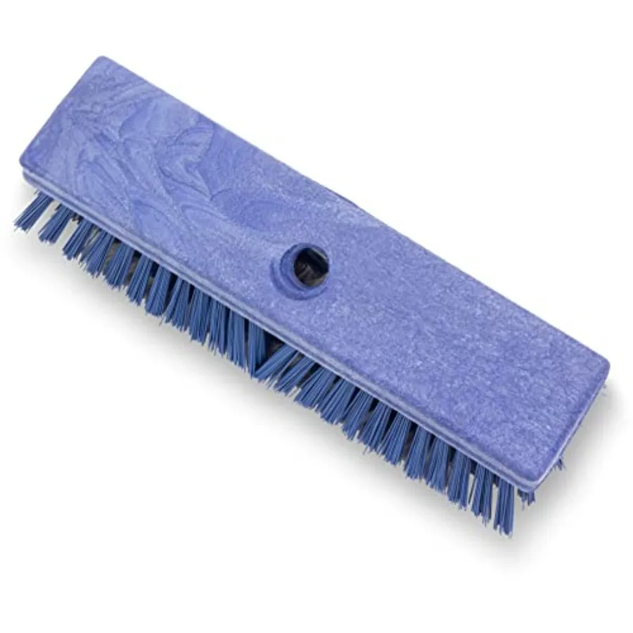 

Plastic Floor Scrub Brush, Brush Head Only, Deck Brush with ACME Standard Thread Fitting for Deck, Industrial Kitchens, and Hos