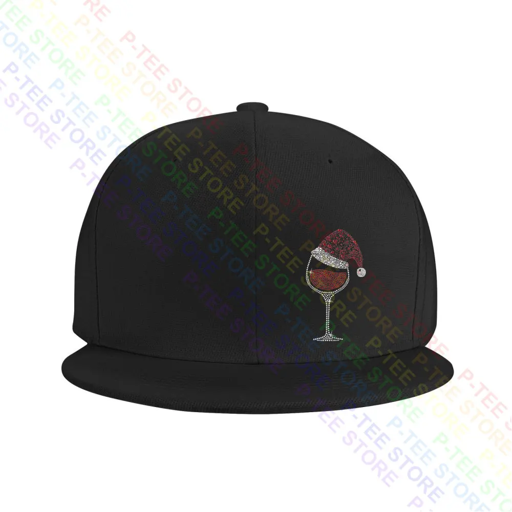 Glass Of Red Wine Santa Hat Christmas Baseball Cap Snapback Caps Knitted Bucket Hat