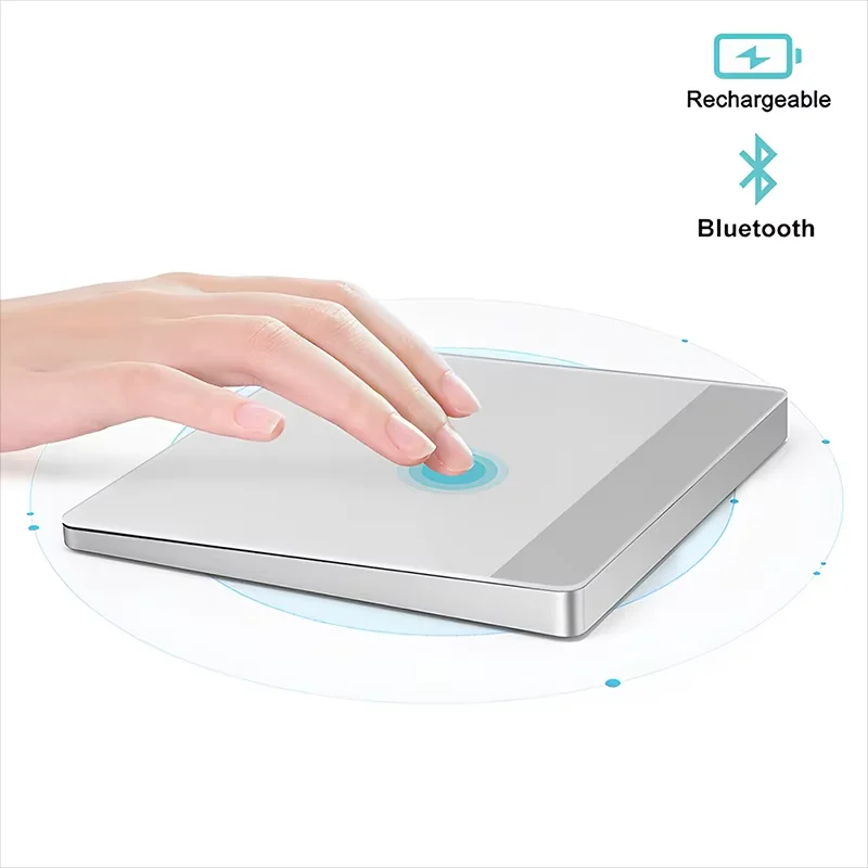 

Новинка 2024, Bluetooth тачпад, трекпад, USB перезаряжаемая беспроводная сенсорная панель для ноутбука, iPad, iOS, Windows, эргономичная планшетофон