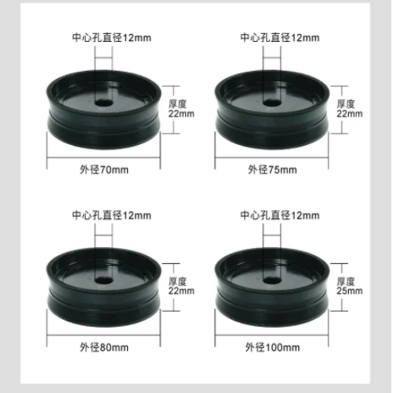 1pc Diameter 70/75/80/100 mm Air Cylinder Piston of Tyre Changer Rubber Plug Quick-wear Part Fittings