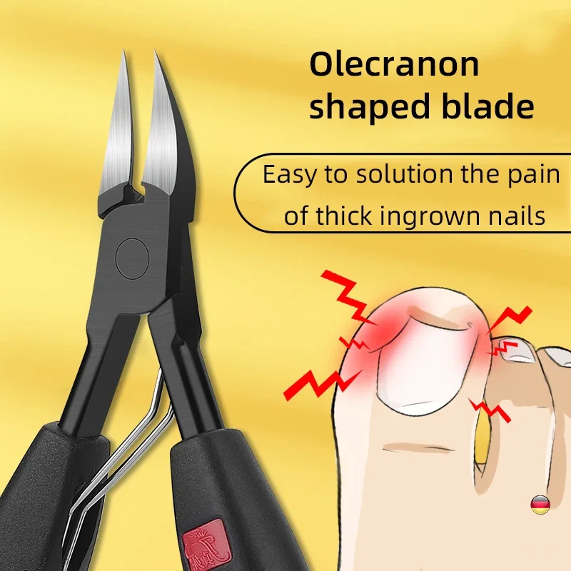 

Nail Clippers Toenail Cutter Stainless Steel Pedicure Thick Toe Nail Correction Deep Into Manicure Tools Nail Grooves 2025