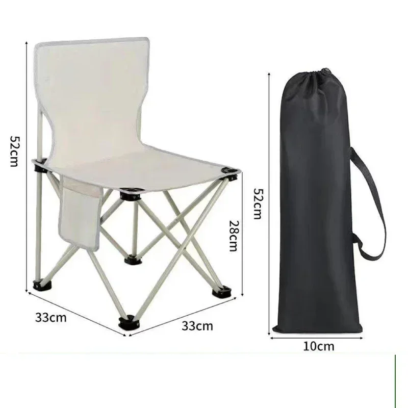 Compact Folding Chair - Portable Outdoor Stool for Camping Fishing & Art Lightweight & Durable