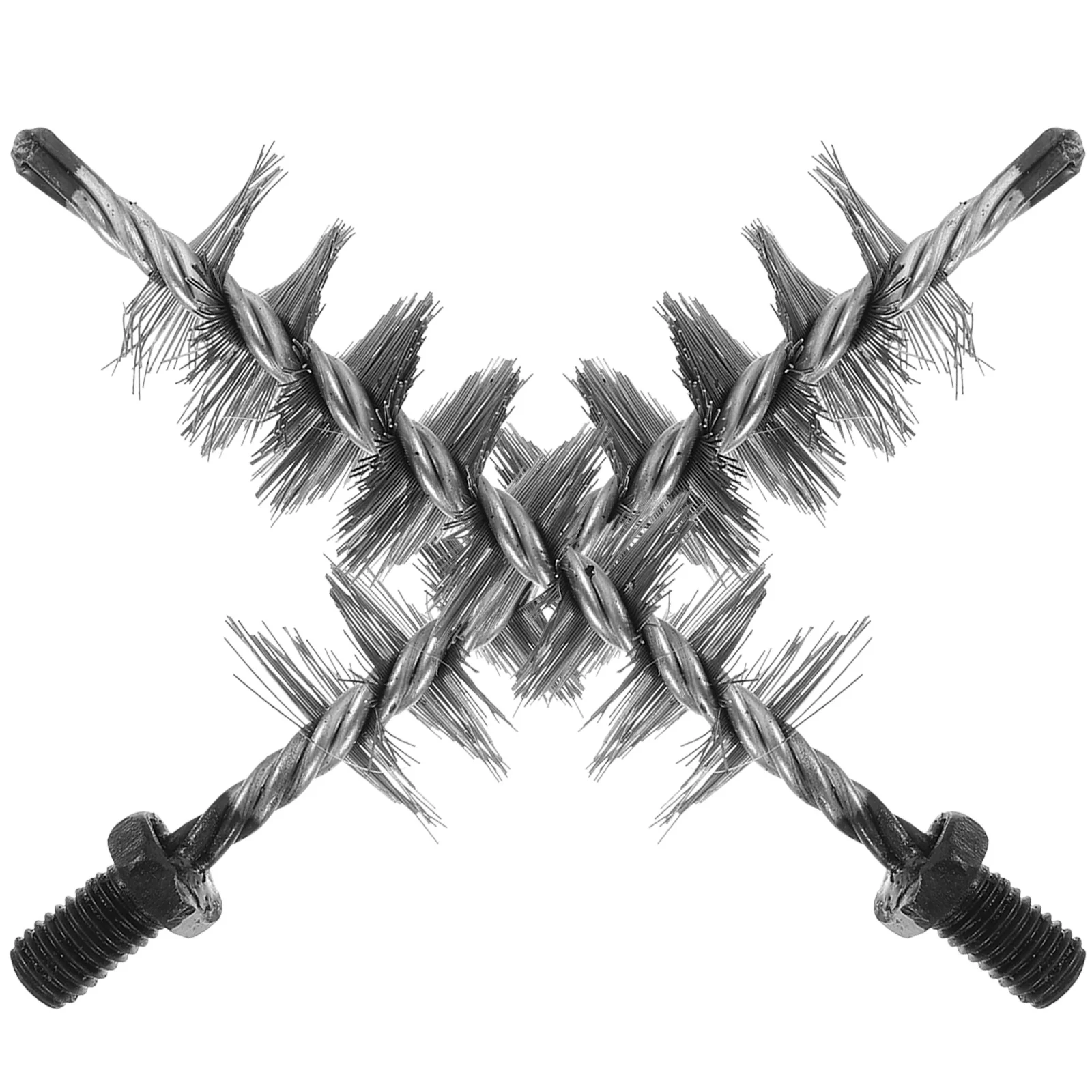 2 stücke Stahl Draht Pinsel Kamin Reinigung Werkzeug Für Luftkanal Trockner Vent Kamin Rohr Multifunktionale Kanal Pinsel Reinigung Liefert