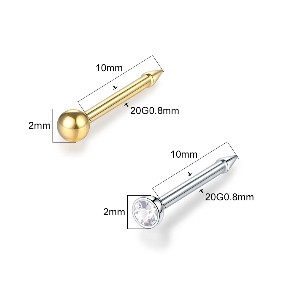 1PC Nose Stud Piercing Gun Disposable Safe Sterile Piercing Unit Nose Piercing Tool Machine Earring Stud Body Jewelry