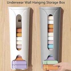 Underwear Organizer Closet Wall Hanging Box Panties Storage Boxes Wardrobe Household Socks Holder Garbage Plastic Bag Dispenser