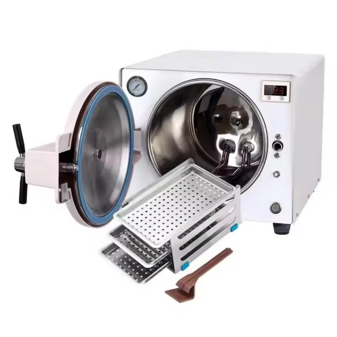 Dental 18L Medical Autoclave Sterilizer Vacuum Steam Sterilization Automatically