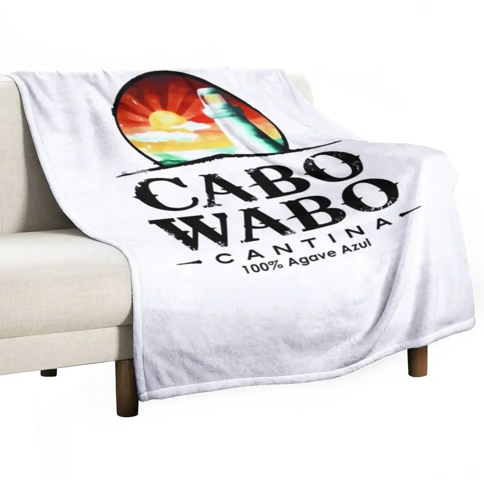 Cantina Cabo wabo Throw Blanket Flannel Fabric Stuffeds Blankets