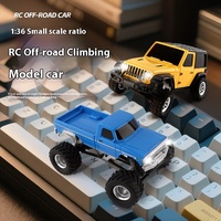 New 1/36 Full Scale Remote Control Off Road Vehicle Rc Climbing Car 2.4g Electric Light Car Model Boy'S Birthday Toy