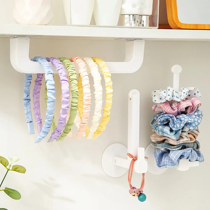 Household Hair Loop Head Rope Storage Rack, Non Punching Multifunctional Hook, Dormitory Seamless Storage Rack