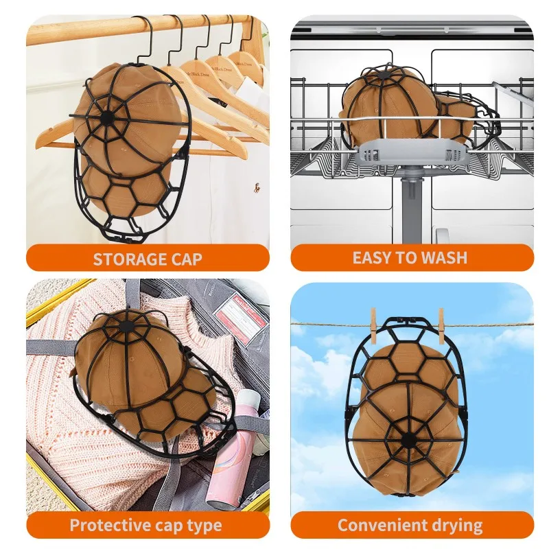 1 قطعة غسالة قبعة حامي قبعة نظافة الغسيل ملحق مكافحة التشويه قبعة حامي حامل شركة قبعة غسل الإلهية حماية