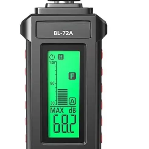 Handheld Digital Sound Level Meter 30-130dB A-Weighting LCD Display Portable Noise Tester For Home Industrial Environment Measur