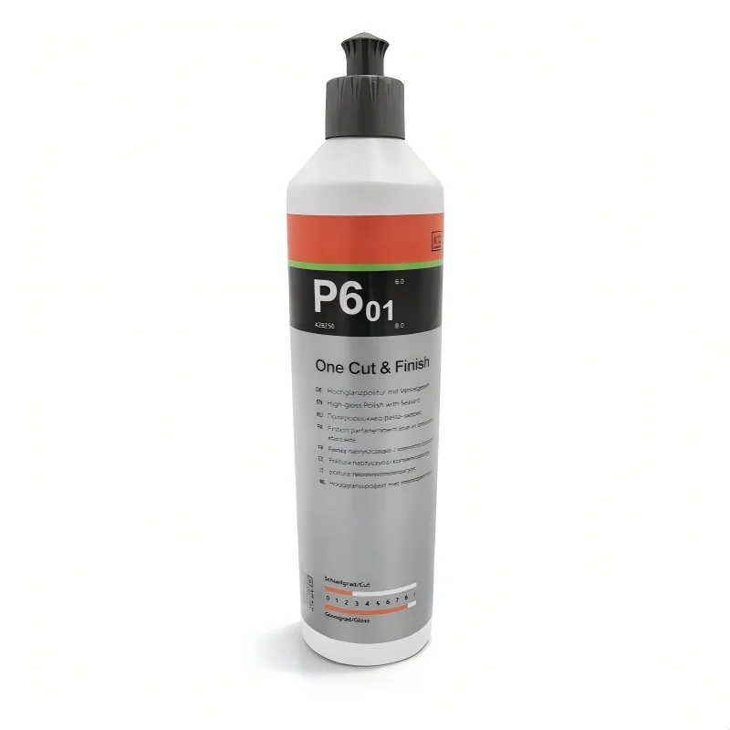 P601 One Cut & Finsh Polish Compound One-Step Polish – Remove Swirls & Scratches, Achieve Mirror-Like Finish