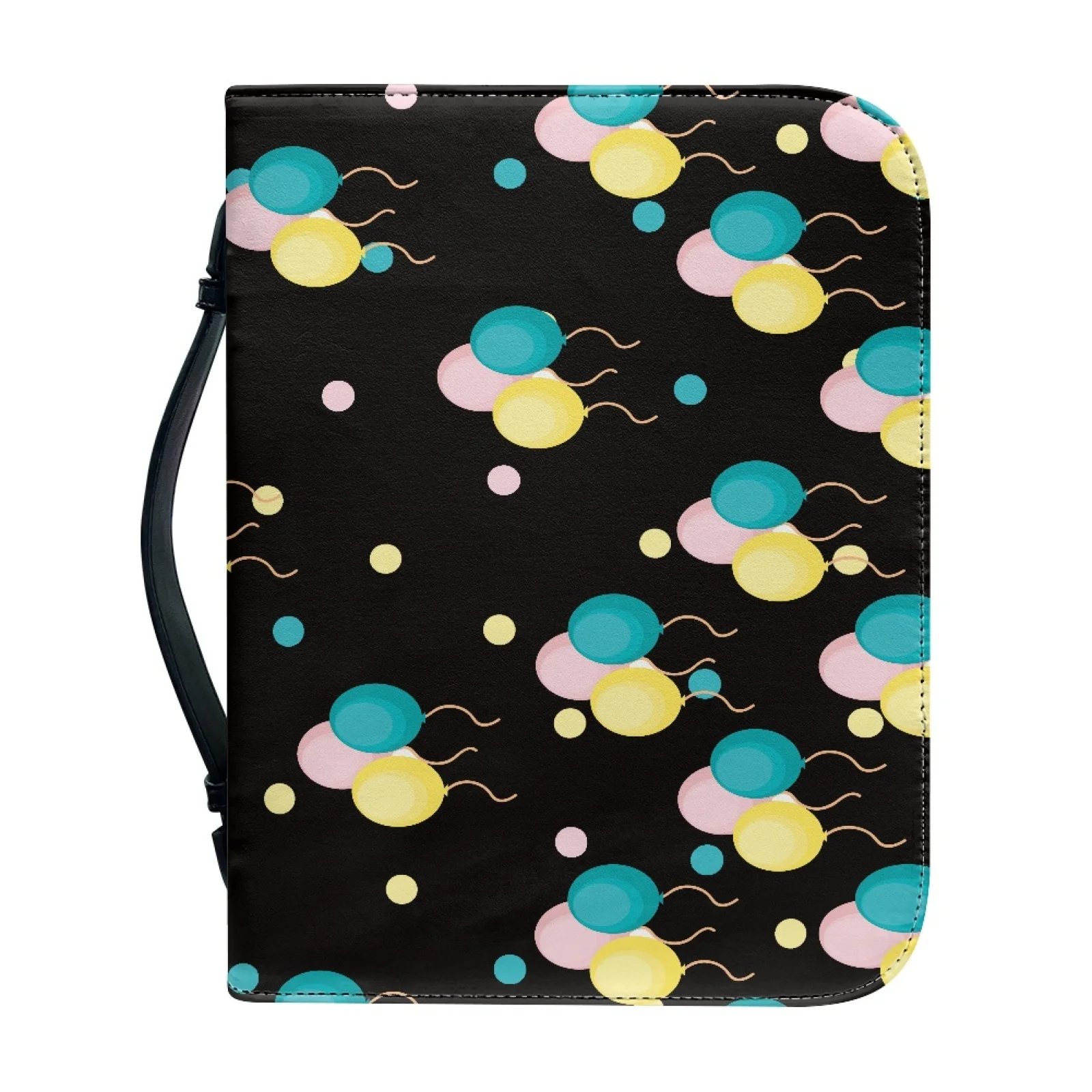 PENSTROLL Pastel Balloon Pattern New Design Portable Bible Covers for Christian Prayer PU Leather Bible Case