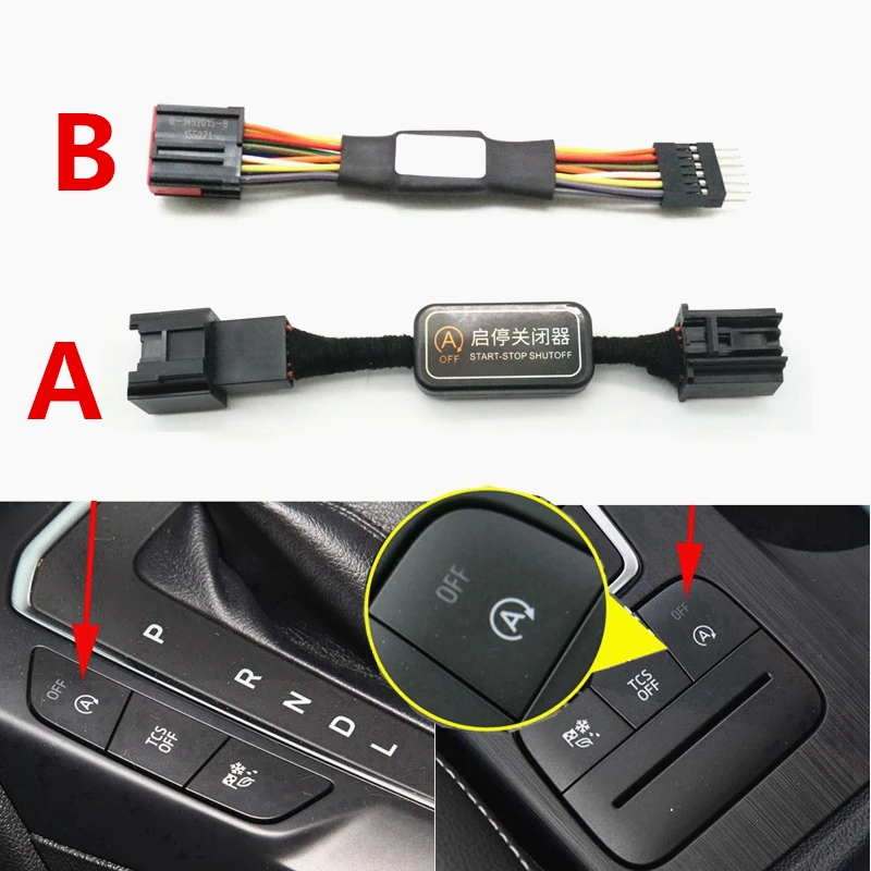 Car Automatic Stop Start System Off Closer Canceller Device Control Plug Cable For Ford Focus G4 2018 2019 2020 2021 2022 Puma