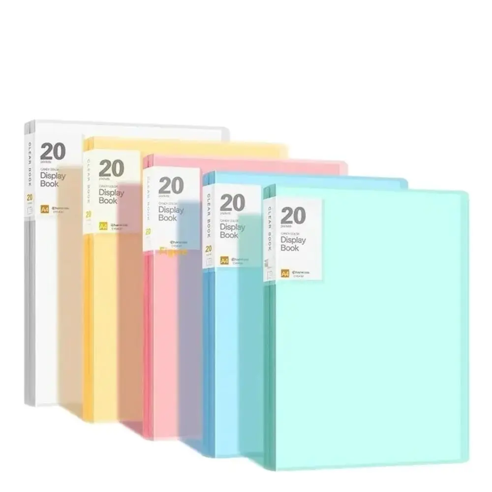 Plastic Document Storage Bag Thicken High Quality Displayable File Folders 20/40/60pages Piano Music Score