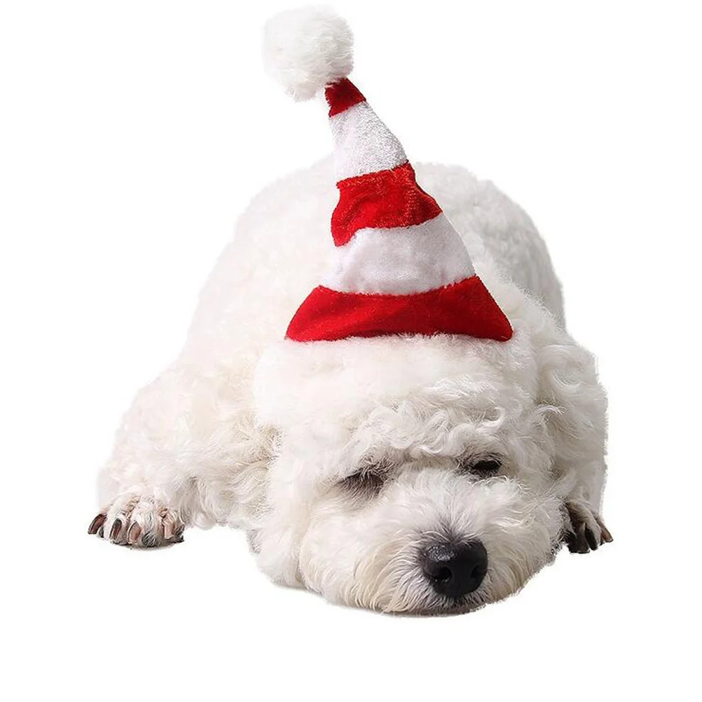 

Christmas Dog Hat Pet Adorable Puppy Costume Accessories L Size Perfect Pet Decorative Hat Festival Party Supplies