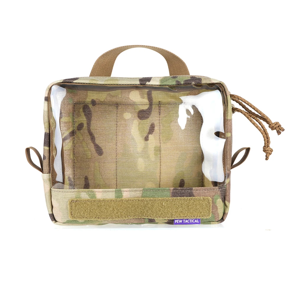 Outdoor Sports Visual Sorting and Storage Bag, Miscellaneous Bag, PET Material, Transparent Window Opening