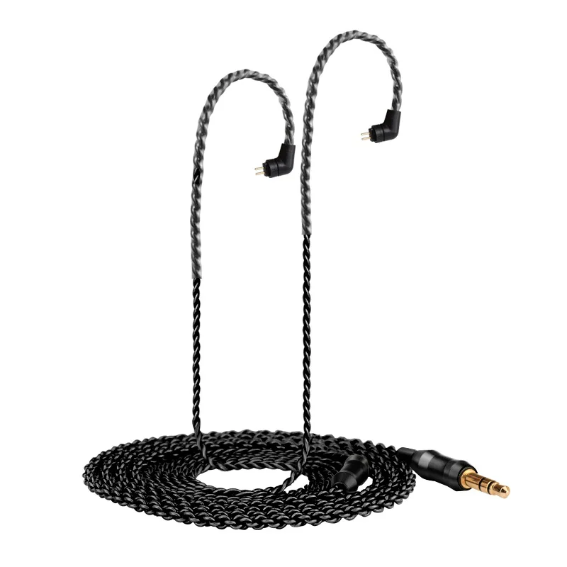 كابل ترقية مطلي بالفضة 0.78 مللي متر 2 دبوس لـ Weston W4r TFZ 1964 Um3x Es3 Es5 ue كابل بديل لسماعة الأذن لهاتف IPhone