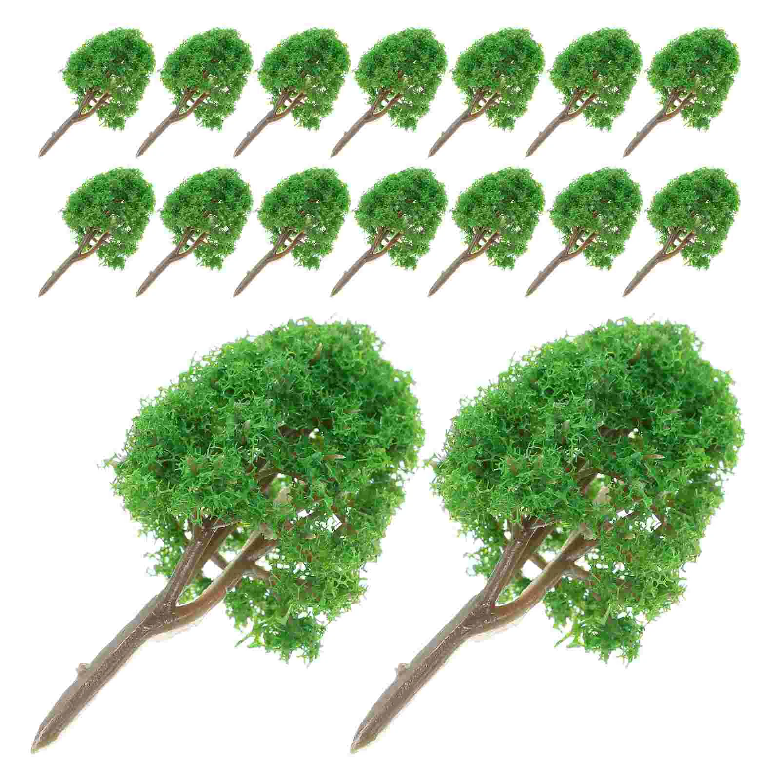 

20pcs 1:150 Model Trees Train Scenery Landscape N Scale (Green) Landscape model tree Green model tree