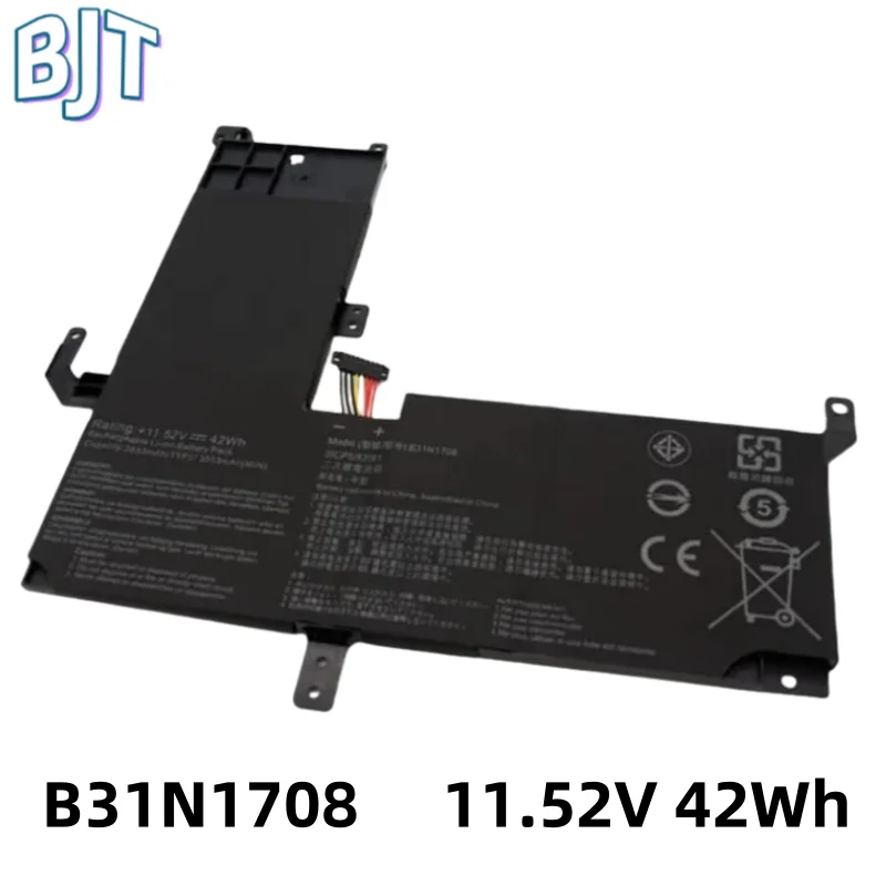 

11.52V 42Wh B31N1708 Laptop Battery New For ASUS VivoBook Flip TP510 TP510UA TP510UF TP510UQ TP510UA-1A TP510UF-1A TP510UQ