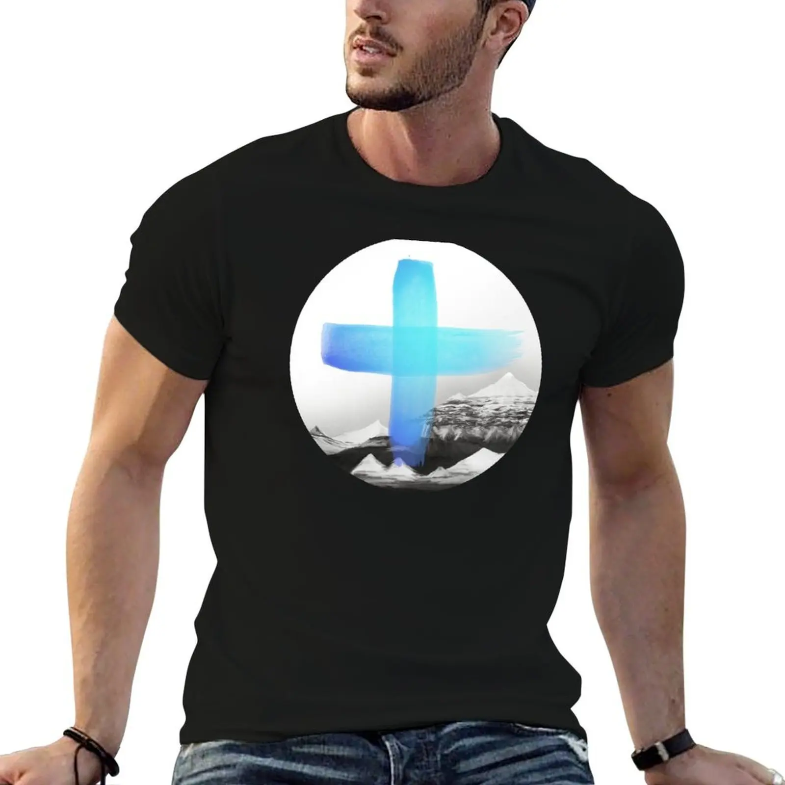

Mountains T-Shirt t shirt man casual man t shirt heavy cotton man t shirt cotton high quality T-shirt