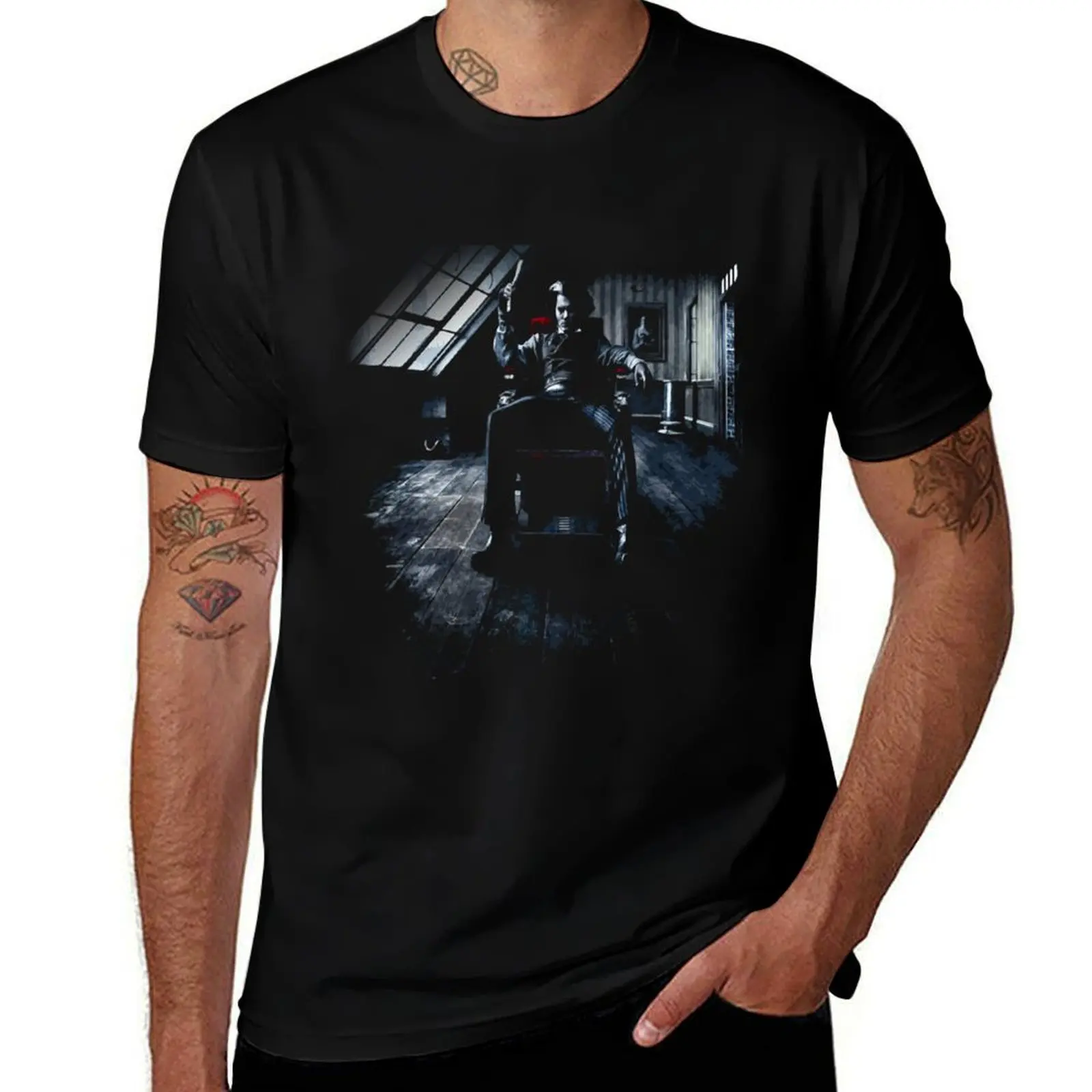 

Sweeney Todd 1 T-Shirt custom t-shirts Funny t-shirts blue archive t shirt men