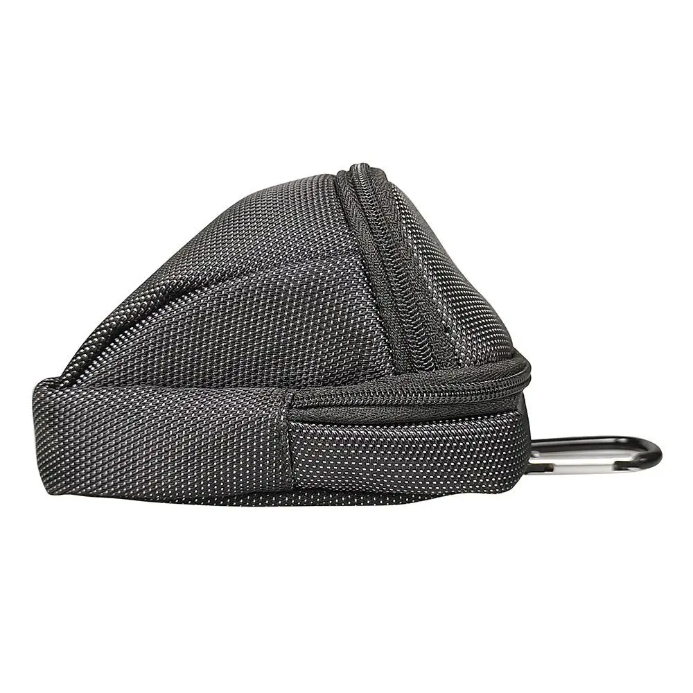 Bolsillo de almacenamiento, riñonera pequeña de Golf, colgante de cintura con llavero, bolsa para pelotas de Golf, bolsa de Golf portátil negra, soporte para pelotas para hombres y mujeres