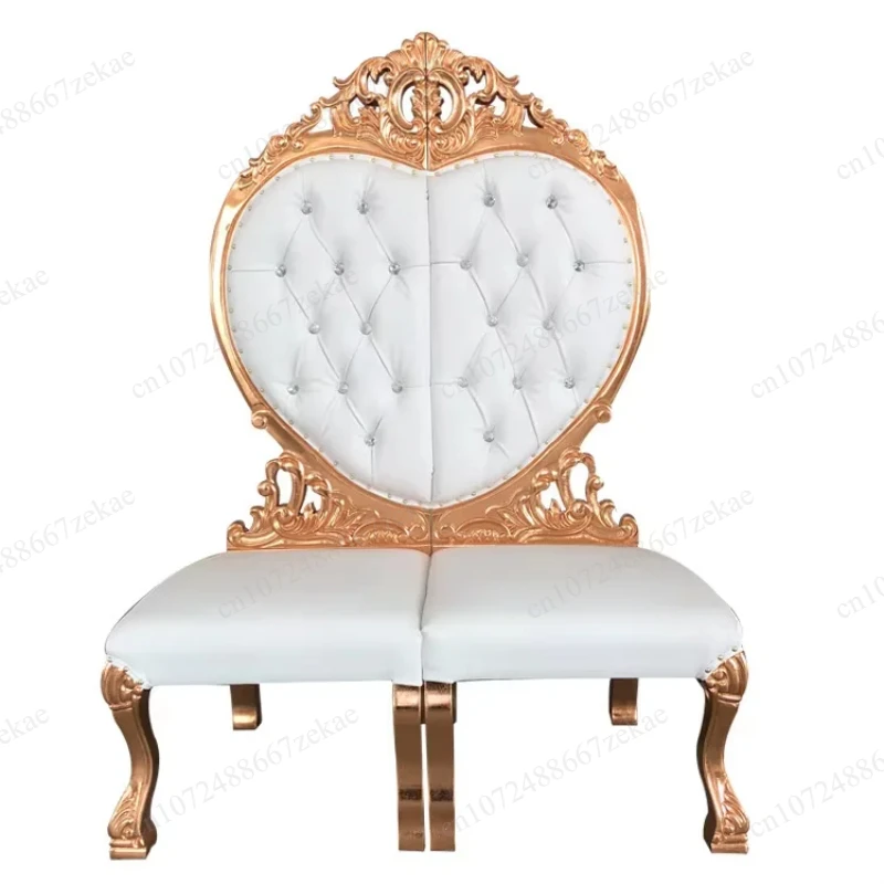 Heart-shaped Wedding Furniture Double Sofa Bride Groom Event Chair