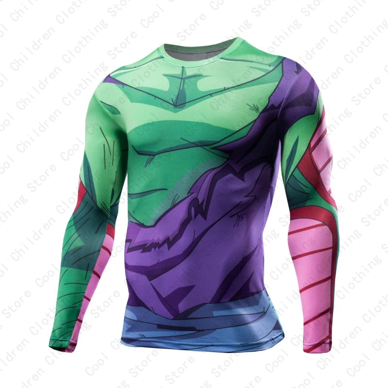 2024 Men New 3D Anime Dragon Ball Z Vegeta Printed Tshirt Goku Men\'s Short Sleeve Casual Comfortable Top Comprehend Sport Shirts