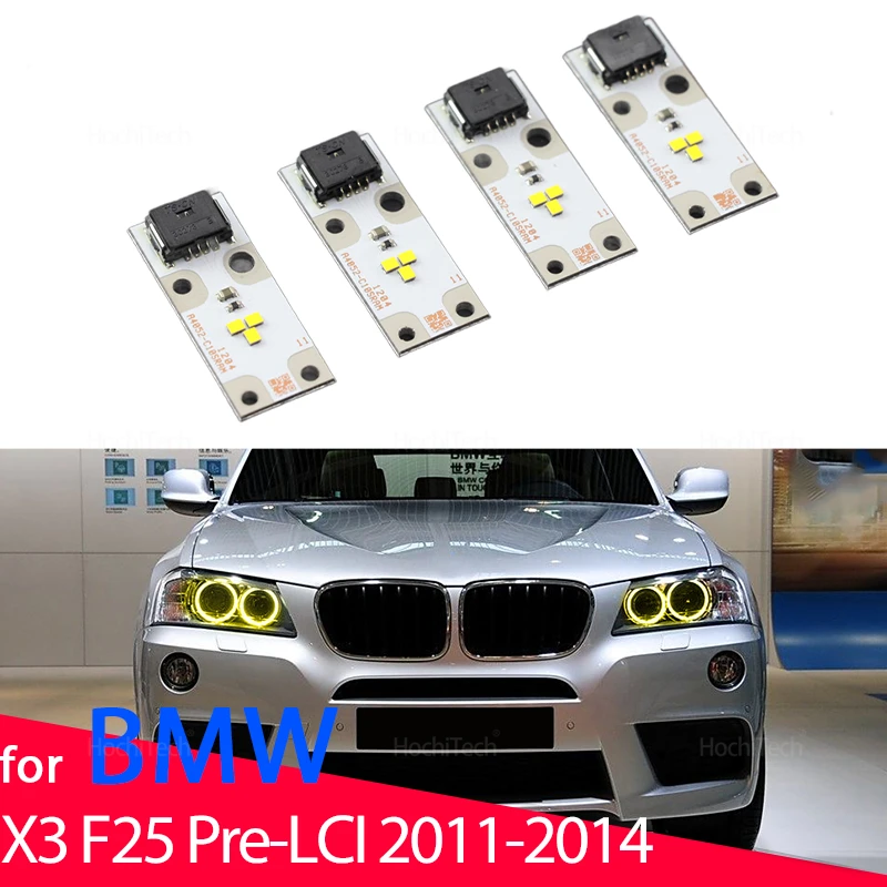 

Для BMW X3 F25 Pre-LCi ксеноновые фары 2011-2014 7263051 желтый DRL передняя лампа плата управления фар светодиодный угловой чип для глаз