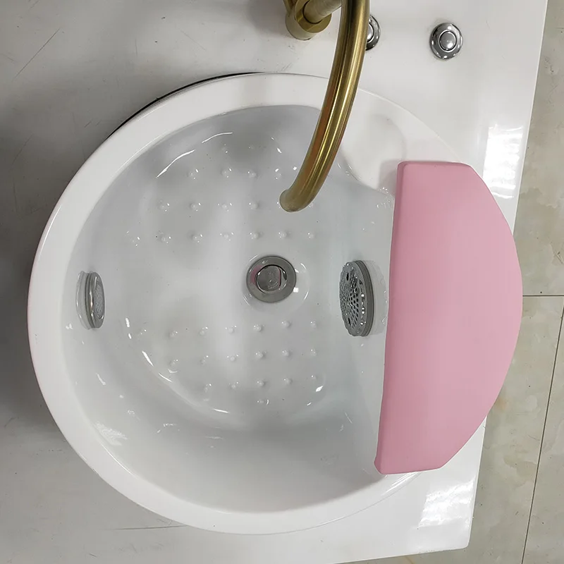 Confortável cor personalizada rosa tubeless luxo moderno massagem elétrica cadeira de pedicure salão de beleza manicure cadeira