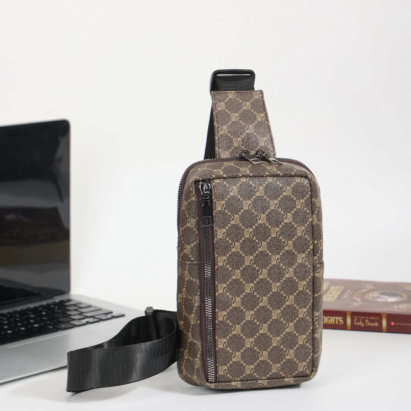 حقيبة كتف عصرية للرجال لقصر النظر الشيخوخي حقيبة كتف من البولي يوريثان حقيبة كروس حقيبة صدر للرجال باندولرا هومبر غانغنافيكا أنرجولكا #6