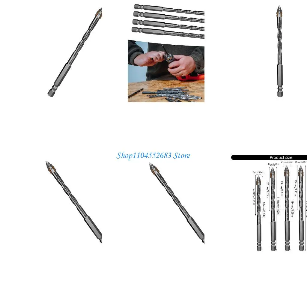 

Y6GD 6/8/10/12mm Eccentric Drill Bit Four Eccentric Twist Drill Bit Hardness