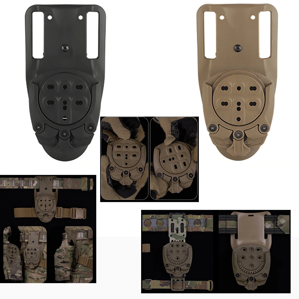 Adattatore per fondina per pistola tattica esterna Base da 360 gradi G-Code RTI DUTY Mount per adattatore per caduta cintura da caccia con piattaforma QLS