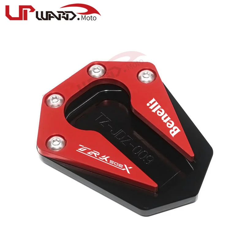 ل Benelli TRK502 TRK502X BN600GS BN600 BJ600 TRK 502X BN 600 دراجة نارية CNC مسنده حامل جانبي تمديد المكبر الوسادة