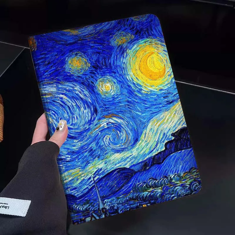 

Starry Night Sky Painting Gift Tablet Case For Huawei Honor MatePad MediaPad Air 5 6 7 11 V6 V7 V8 V9 X9 X8 T10 T10s C5e T5