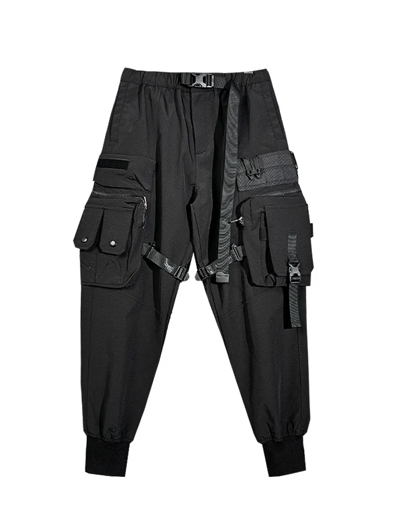 Autumn Safari Style Fashion Loose Leggings Casual Cargo Pants For Youth Multifunctional Outdoor Tactical Cargo Trousers