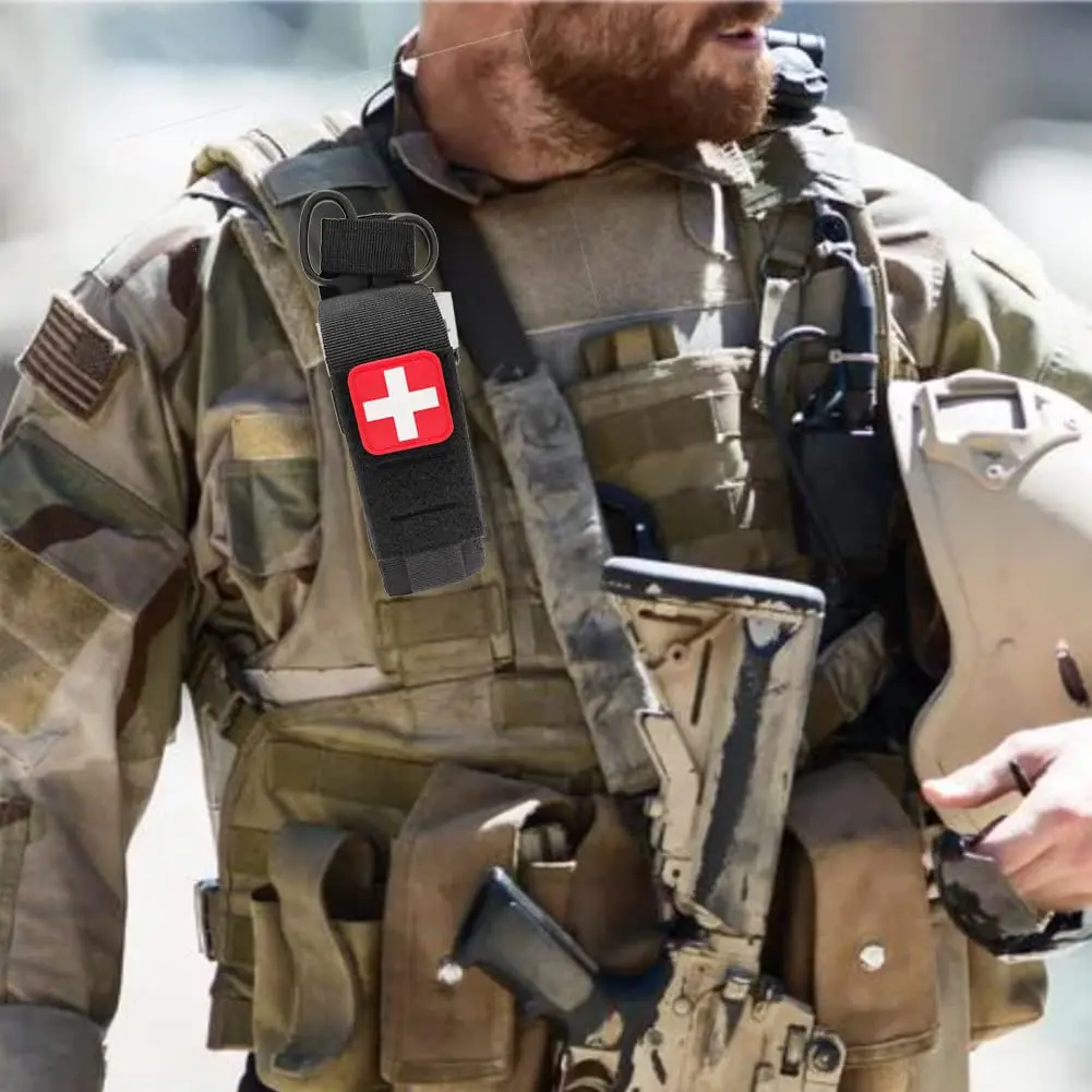Molle First Kit Aid Tourniquet Survival Medical Belt 2nd Bag Holder Hiking Camping Emergency Rescue