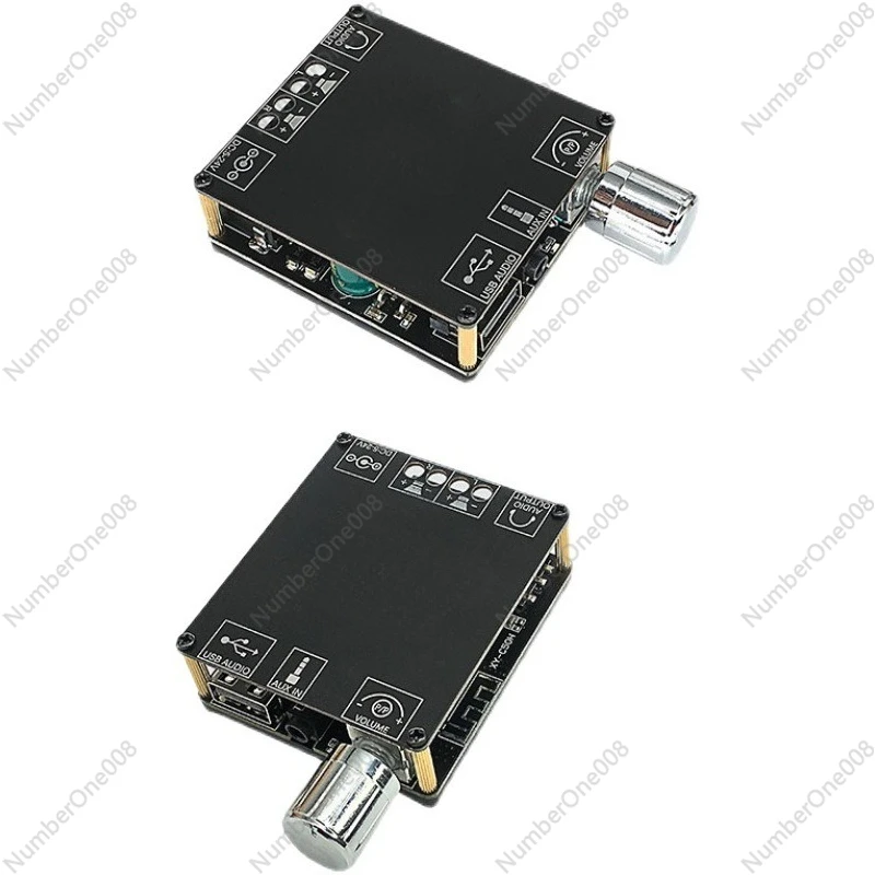 

Плата цифрового усилителя Bluetooth 5.0 с USB-плеером MP3 и звуковой картой, стереомодуль 2.0 с плавным регулированием громкости