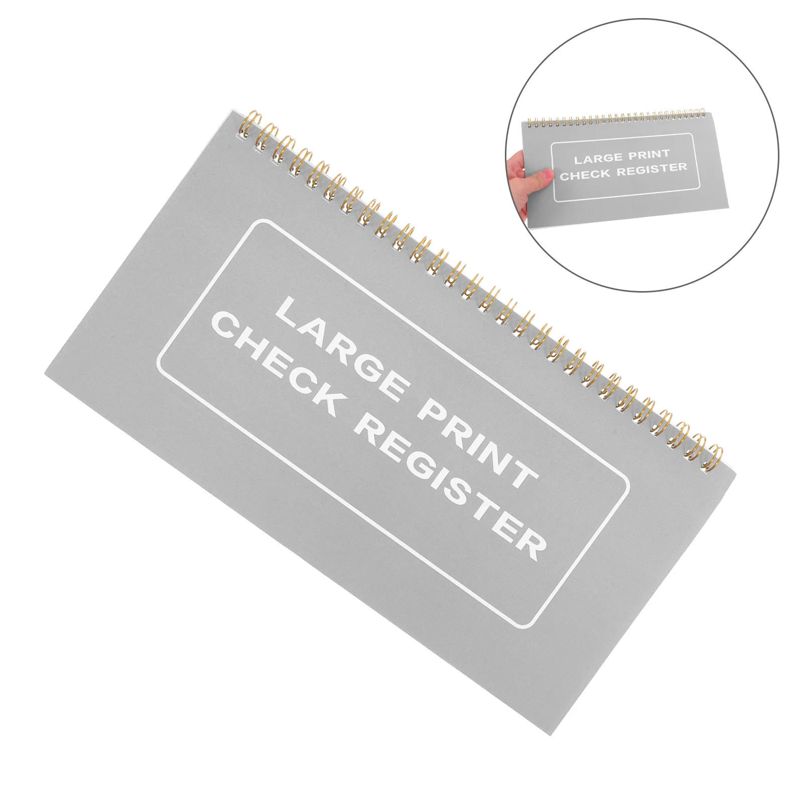 

2Pcs Checkbook Register 2025-2027 Calendar Blank Ledger Simple Fill Organized Transactions Money Saving Planner