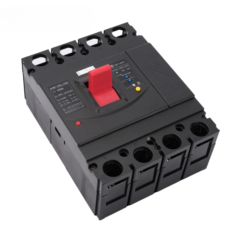 NLDM1-400L 3p Overload Protection MCCB Plastic Shell Circuit Breaker Air Switch Circuit Breaker AC 400V 125A/250A/400A/630A/800A