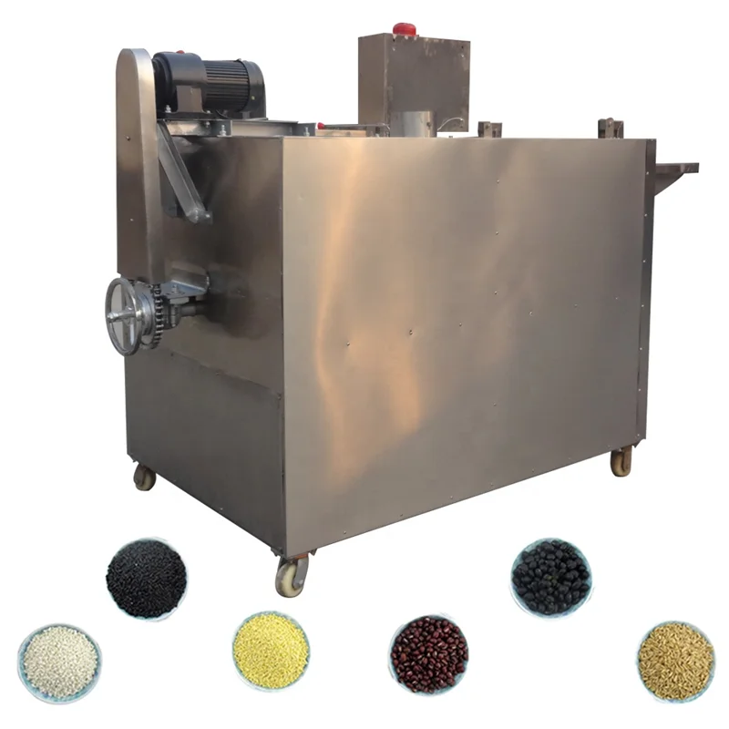 Machine Industrielle de Torréfaction de Noix de Cajou, Rôtissoire de Cacao, Haricots, Arachides, Châtaignes, Graines de Melon de Maïs, 100 KG/H