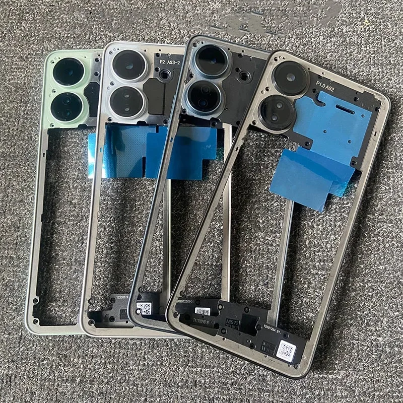 Picture 3: Middle  Frame  For Xiaomi Redmi  13C  Middle Plate Frame Front Bezel Housing Case Back Mid Plate Replacement Parts
