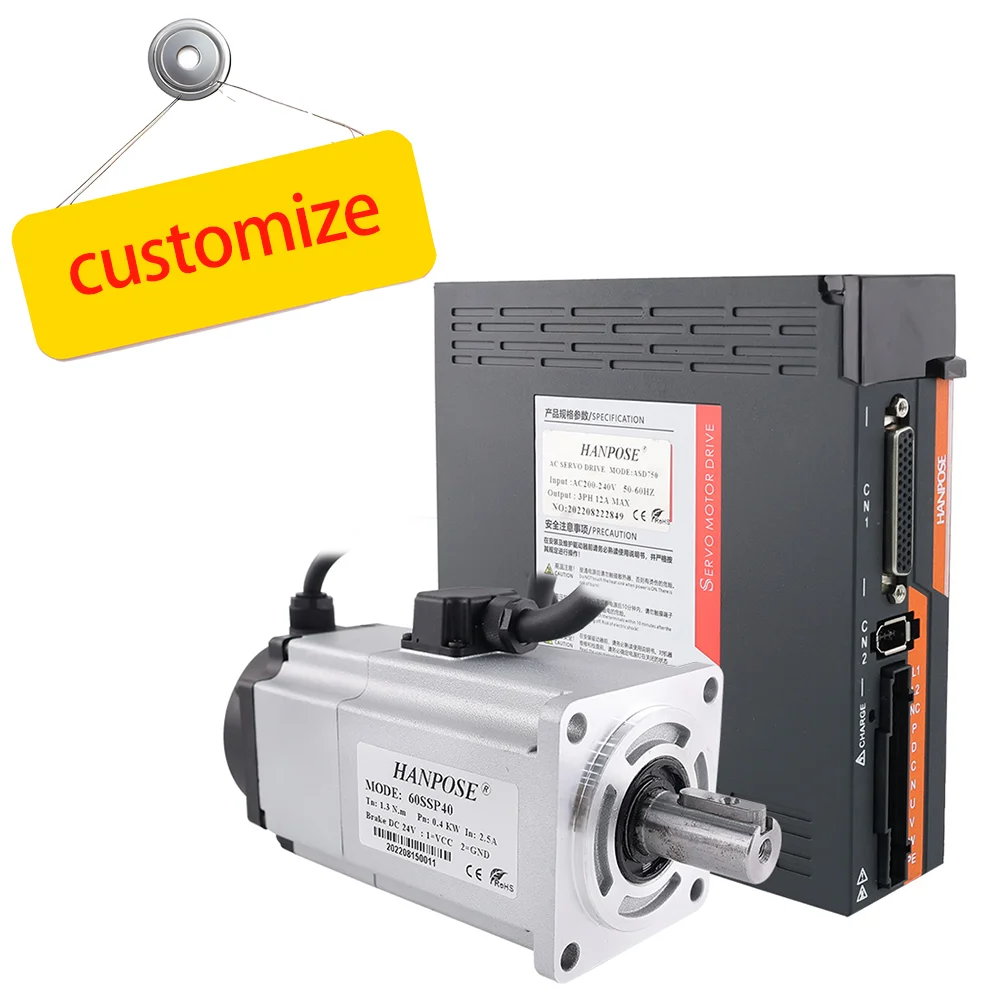 

400W-60SSP40-ASD240 Серводвигатель с тормозом