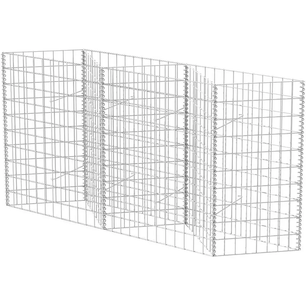 

Galvanized Gabion Walls for Outdoor Privacy and Garden Protection