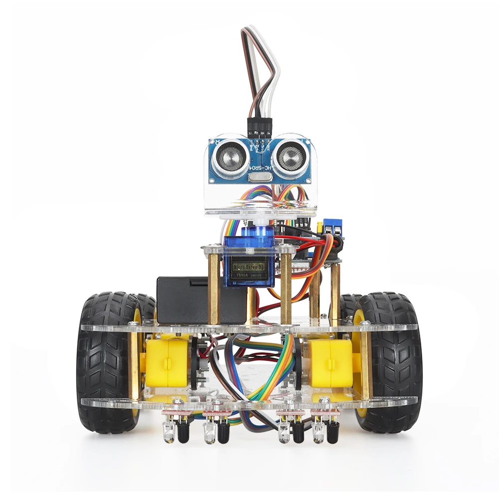 Tscinbuny Starter Smart Robot Car Kit Voor Arduino Programmeren Leren En Vaardigheden Ontwikkelen Automatisering Robot Complete Kits + Handleiding