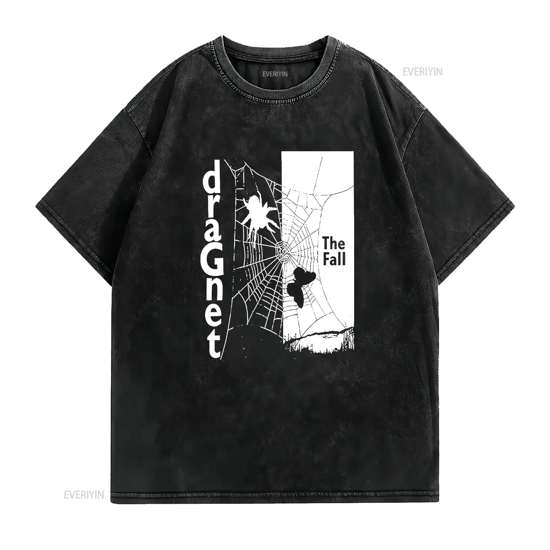 NWT The Fall Dragnet Post punk Rock Band Album Black Mens T shirt size S 5XL vintage Washed Top For Everyday Wear fashion