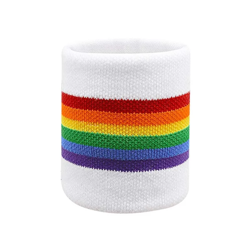 الرياضة في الهواء الطلق المهنية الريشة سوار معصم ماص للعرق للرجال والنساء تنس الجري اللون فتل العرق دعم المعصم